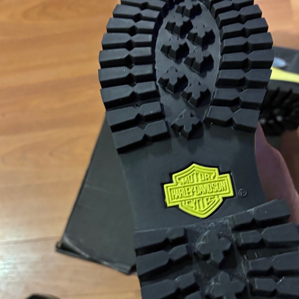 Harley-Davidson Lime Green Ankle Boots - Picture 3 of 5